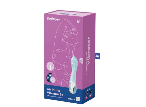 Satisfyer Air Pump Vibrator 5＋ blue